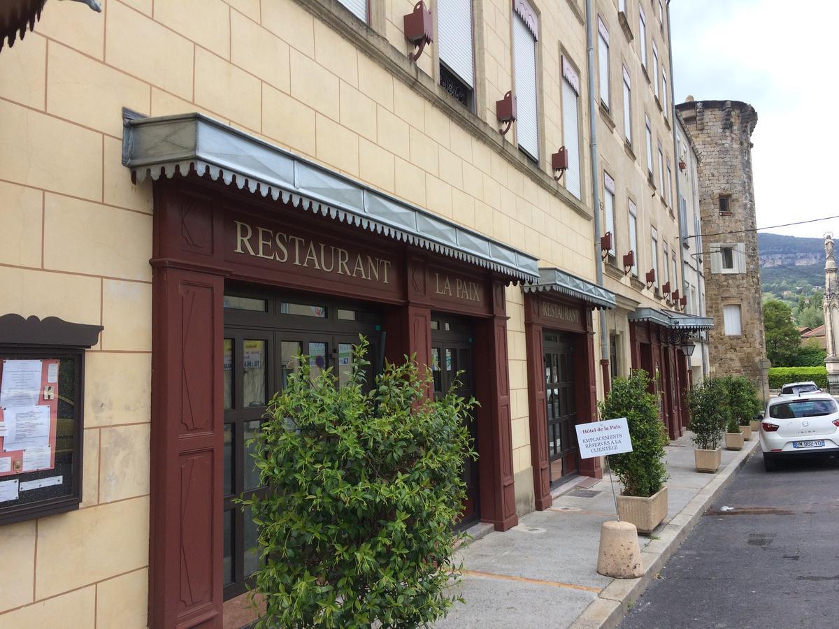 Logis Hotel Restaurant De La Paix Lodève Exterior foto