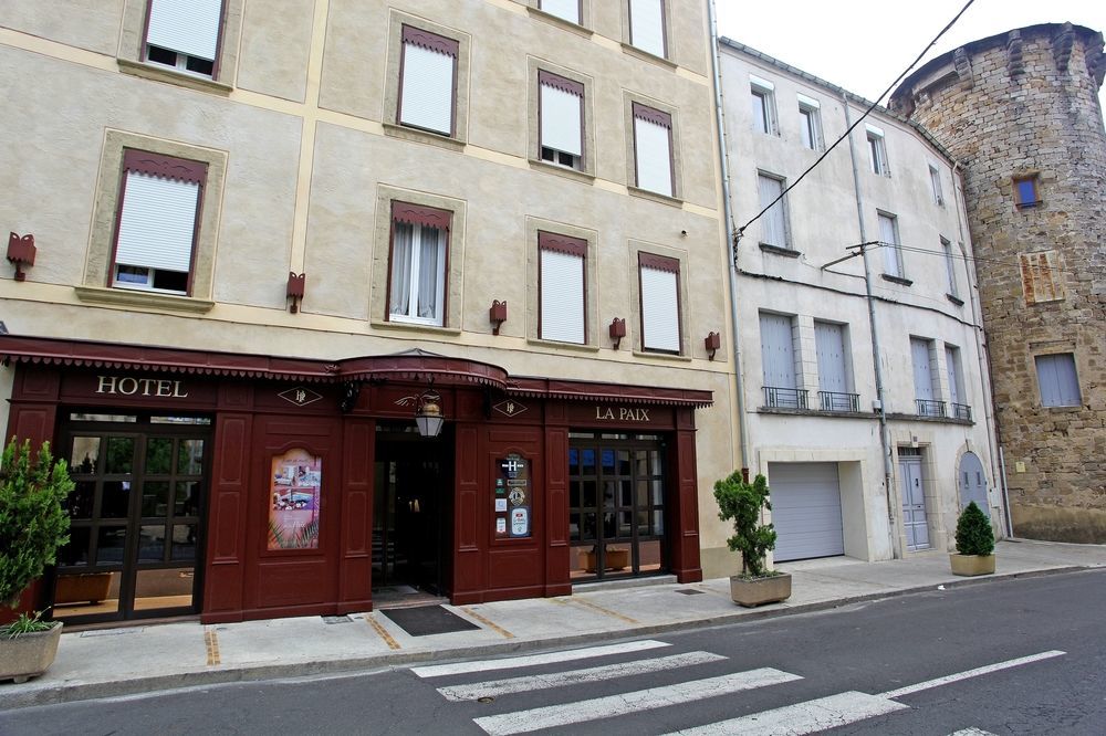 Logis Hotel Restaurant De La Paix Lodève Exterior foto